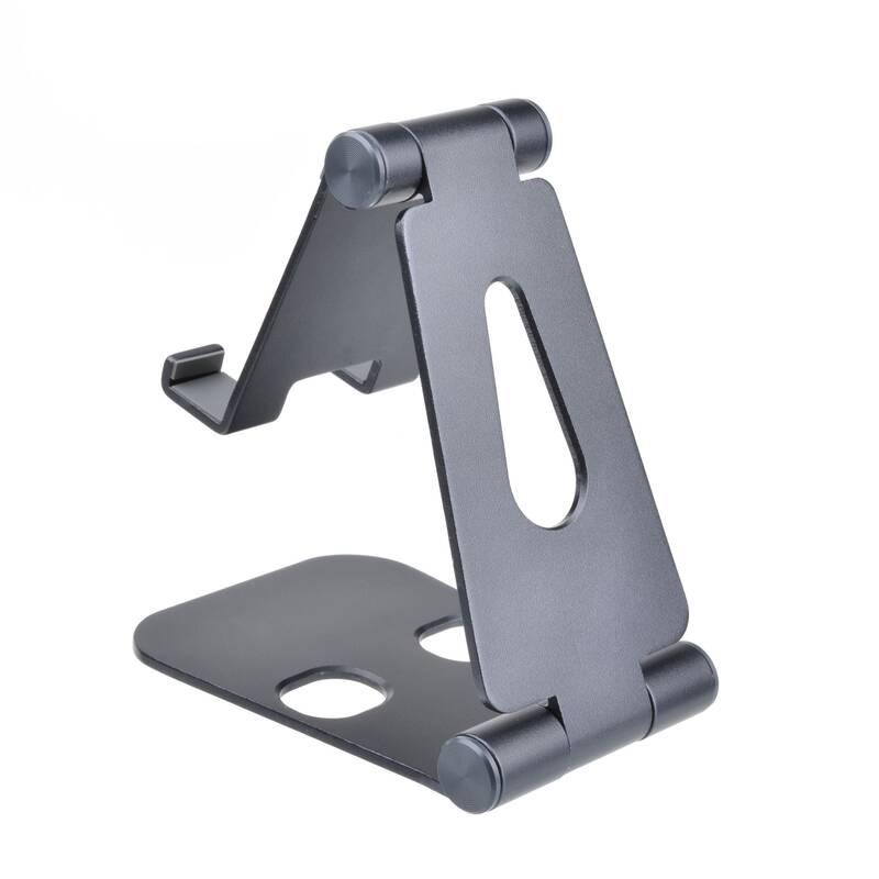 Držák FIXED Frame Phone na stůl pro mobilní telefony šedý