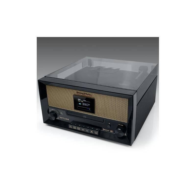 Gramofon MUSE MT-110 DAB černý