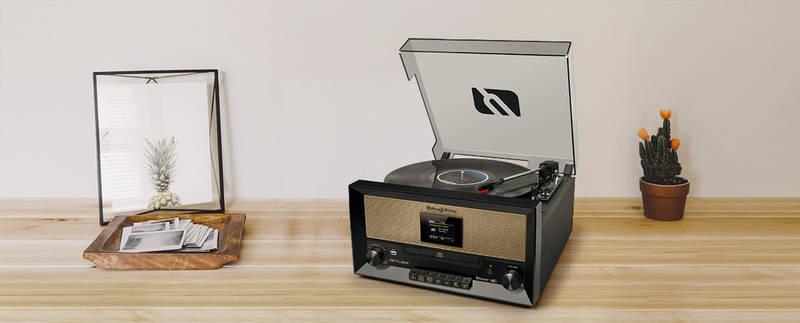 Gramofon MUSE MT-110 DAB černý