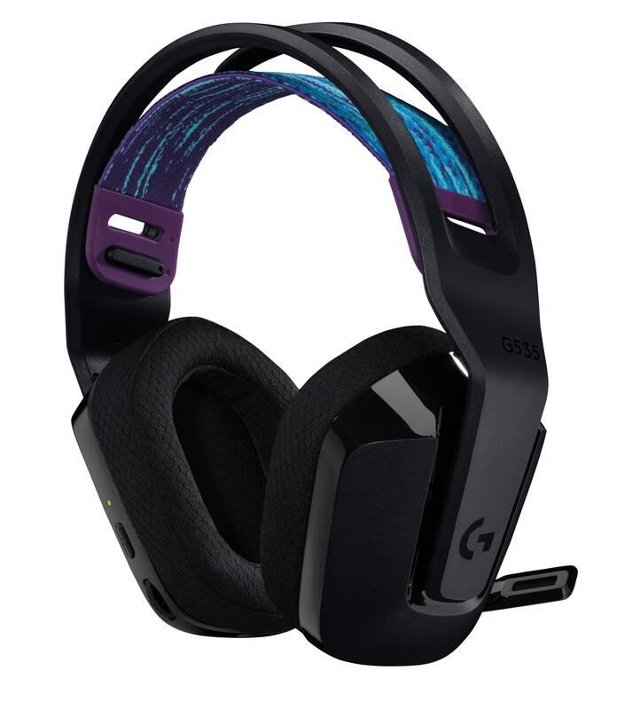 Headset Logitech Gaming G535 Lightspeed Wireless černý