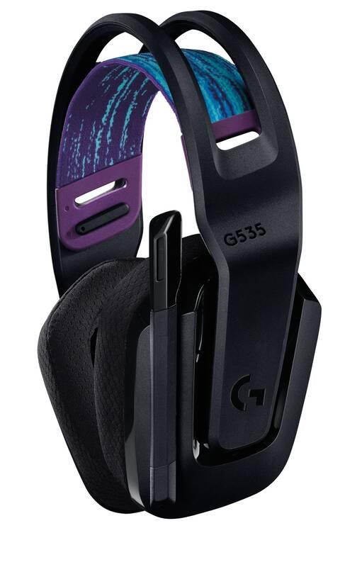 Headset Logitech Gaming G535 Lightspeed Wireless černý