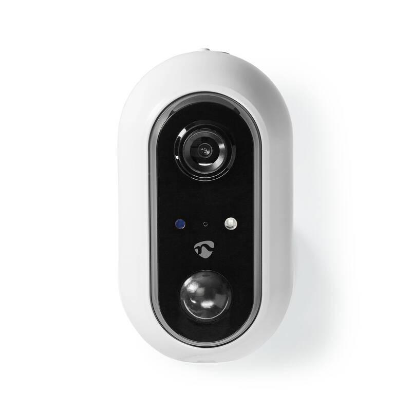 IP kamera Nedis SmartLife Wi-Fi, Full HD 1080p, IP65, bateriová bílá