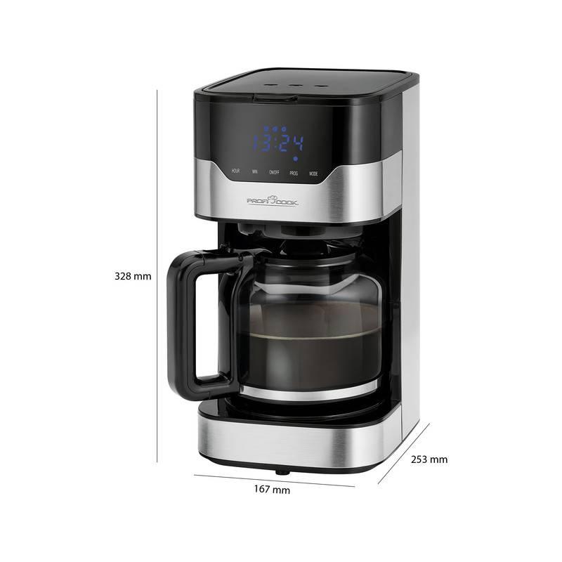 Kávovar Profi Cook KA 1169 černý nerez