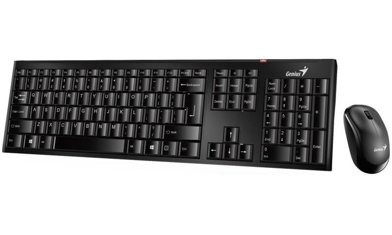 Klávesnice s myší Genius Slimstar 8000SE černá