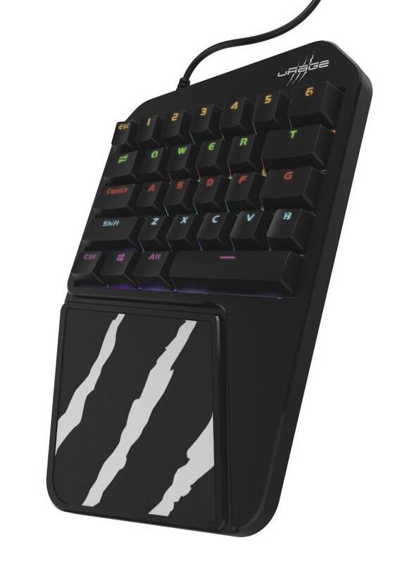Klávesnice uRage Exodus 410 One Handed černá