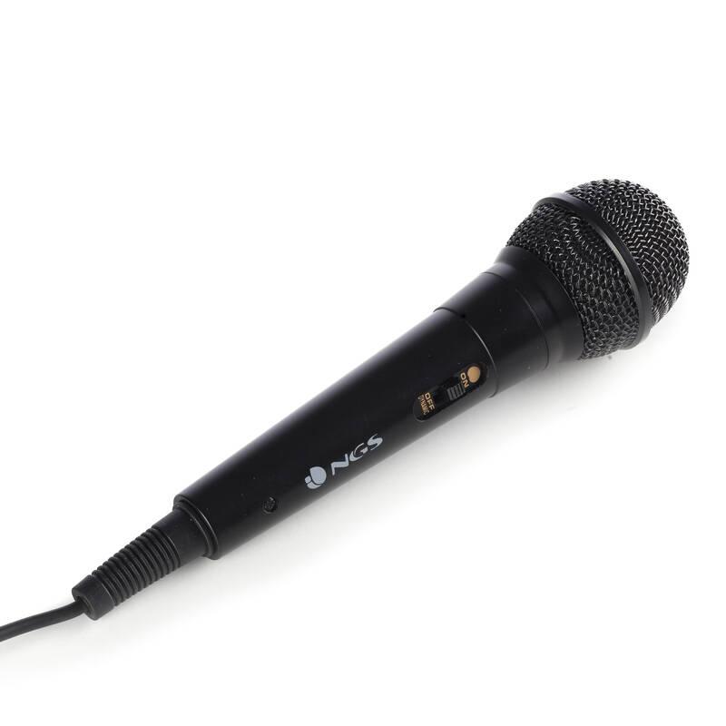 Mikrofon NGS SINGERFIRE černý, Mikrofon, NGS, SINGERFIRE, černý