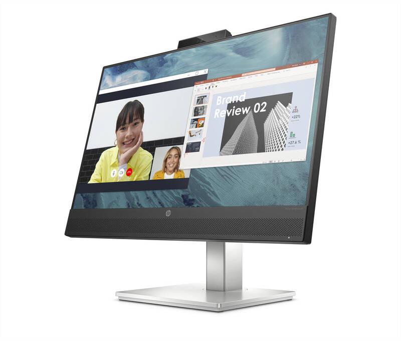 Monitor HP M24 Webcam stříbrný
