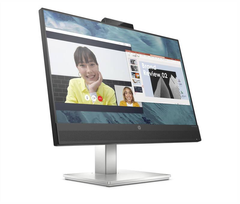 Monitor HP M24 Webcam stříbrný