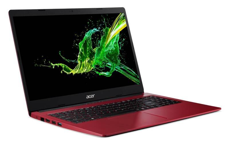 Notebook Acer Aspire 3 Microsoft 365 pro jednotlivce červený