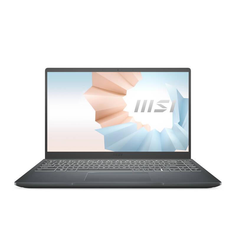 Notebook MSI Modern 14 B11MOU-1017CZ šedý