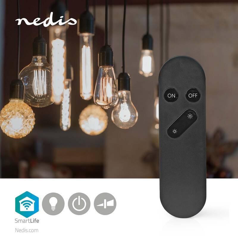 Ovladač Nedis chytré dálkové ovládání pouze pro žárovky Nedis WIFILRxxxx