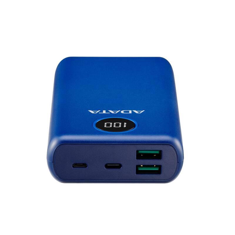 Powerbank ADATA P20000QCD 20000mAh, QC 3.0, PD 3.0 modrá