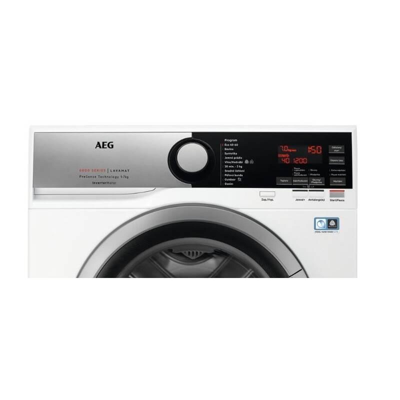 Pračka AEG ProSense™ L6SNE47SCE bílá