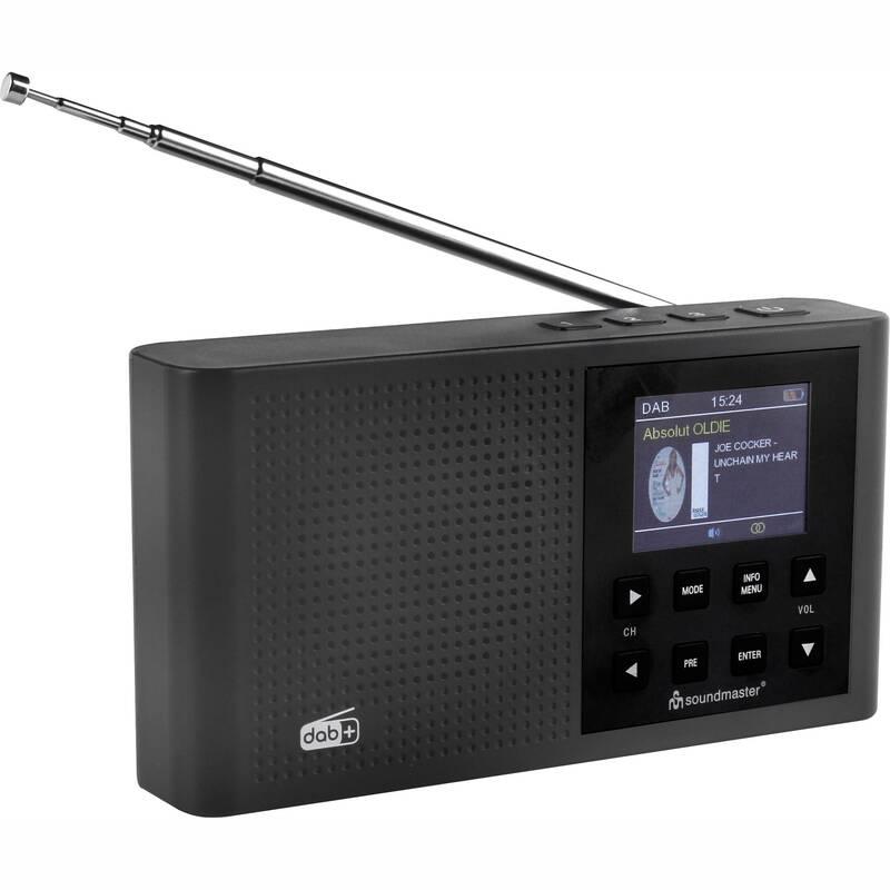 Radiopřijímač s DAB Soundmaster DAB165SW černý