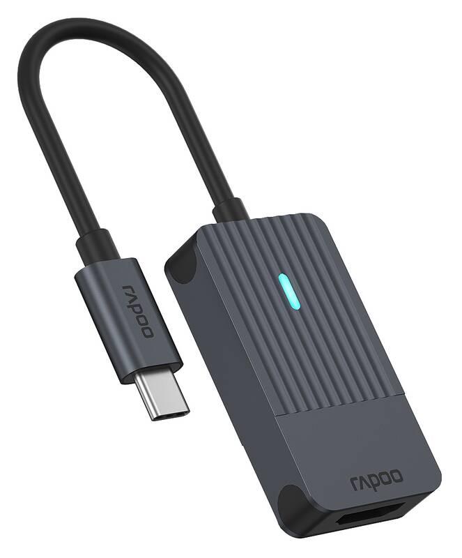 Redukce Rapoo USB-C HDMI černá