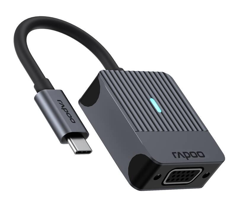 Redukce Rapoo USB-C VGA černá