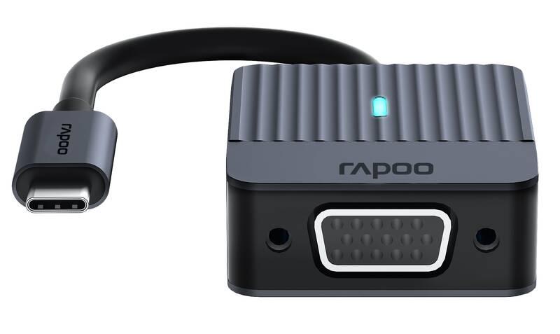Redukce Rapoo USB-C VGA černá, Redukce, Rapoo, USB-C, VGA, černá