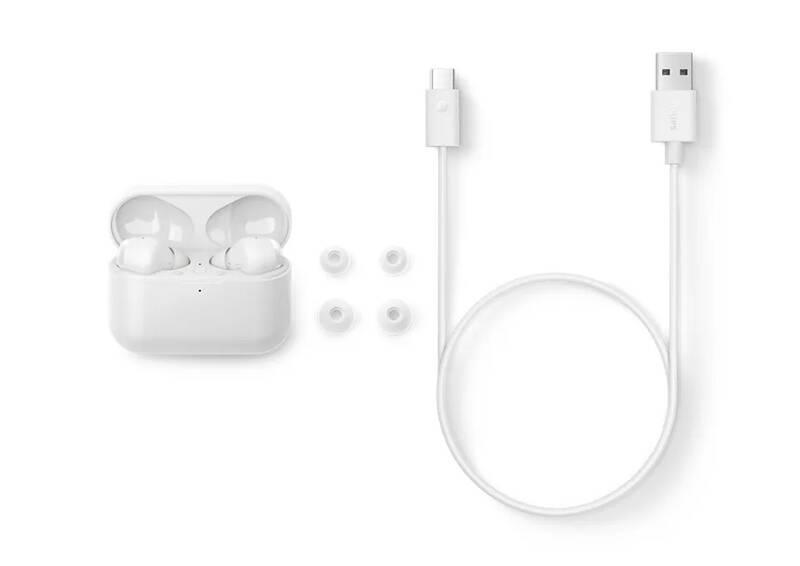 Sluchátka Philips TAT3217WT bílá