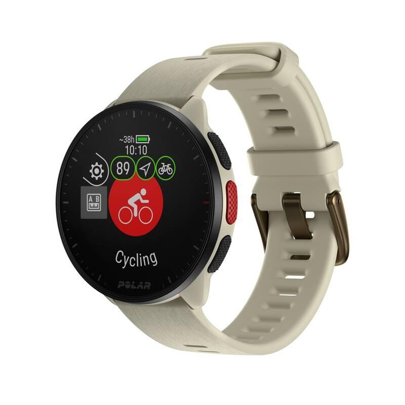 Sporttester Polar Pacer vel. S-L - Cloud White