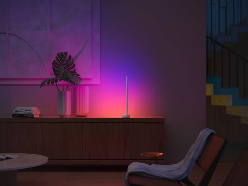 Stolní lampička Philips Hue Gradient Signe bílá