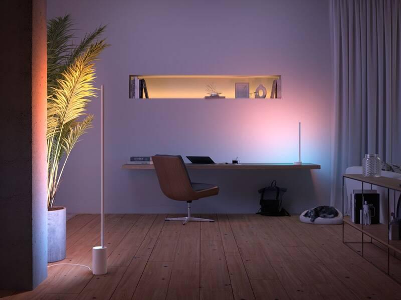 Stolní lampička Philips Hue Gradient Signe bílá