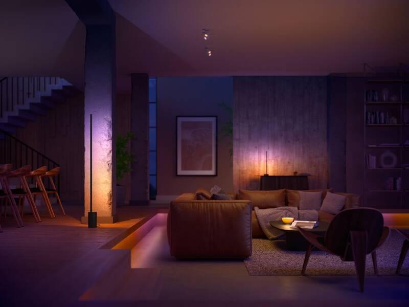 Stolní lampička Philips Hue Gradient Signe černá