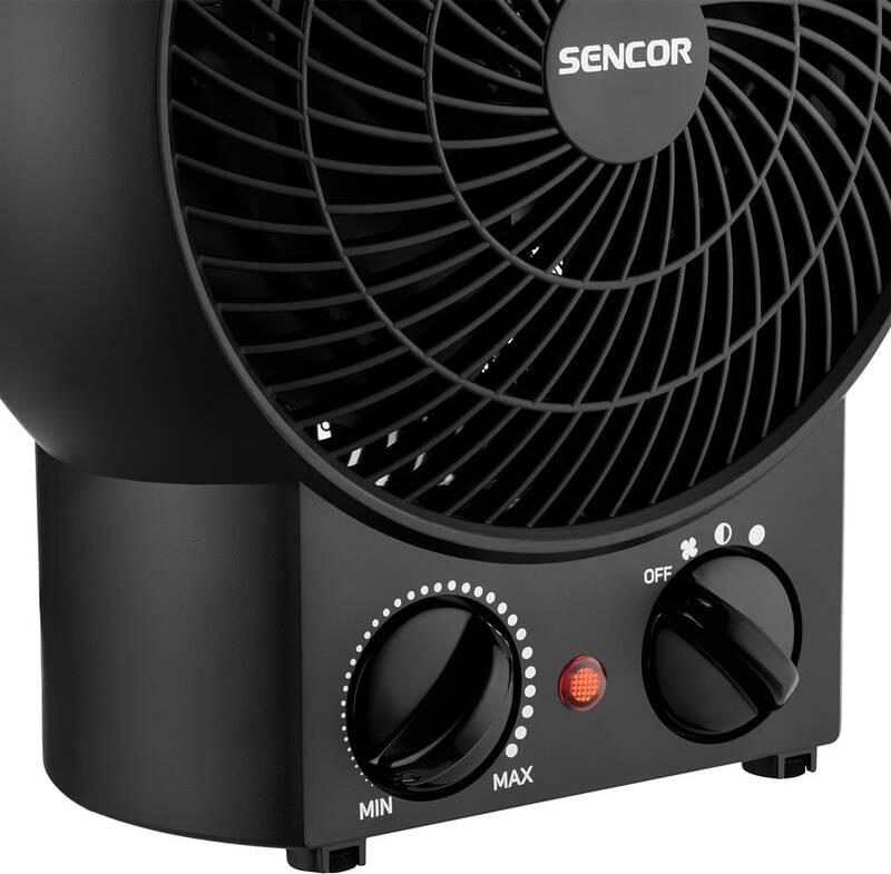 Teplovzdušný ventilátor Sencor SFH 7021BK