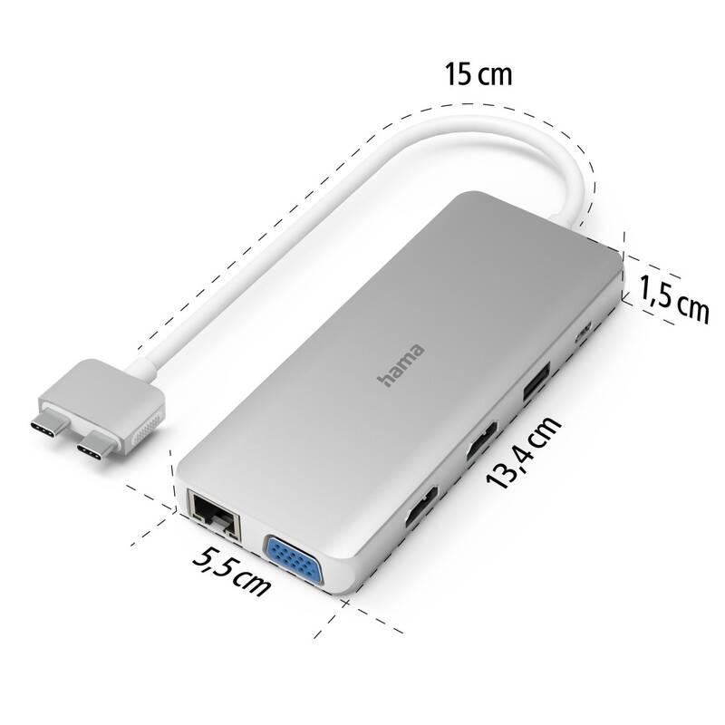 USB Hub Hama Connect2Mac, multiport, pro Apple MacBook Air a Pro