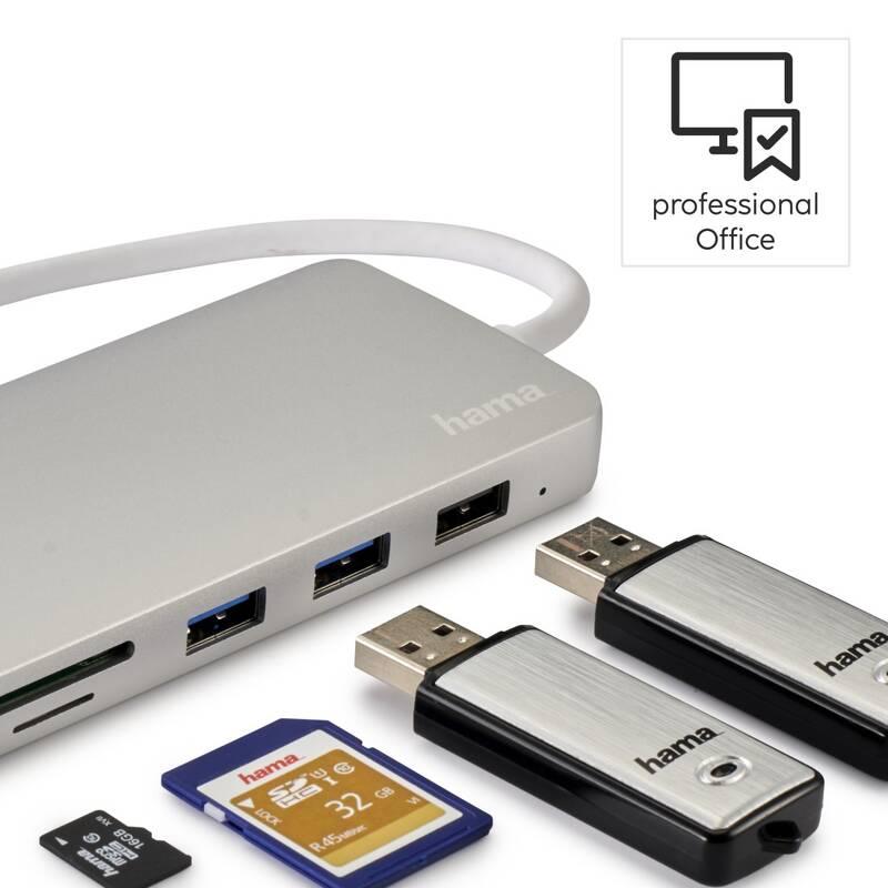 USB Hub Hama Connect2Mac, multiport, pro Apple MacBook Air a Pro
