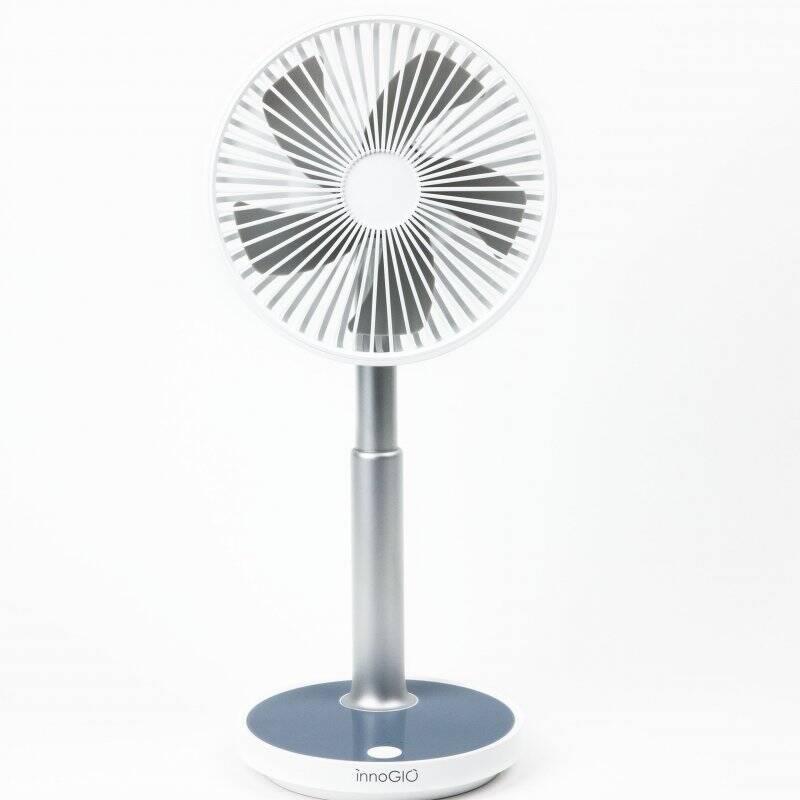 Ventilátor stolní InnoGIO GIO air Midi šedý bílý