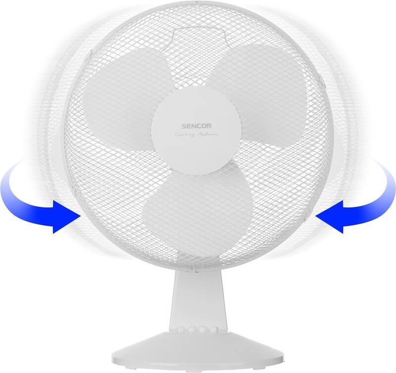 Ventilátor stolní Sencor SFE 4010WH