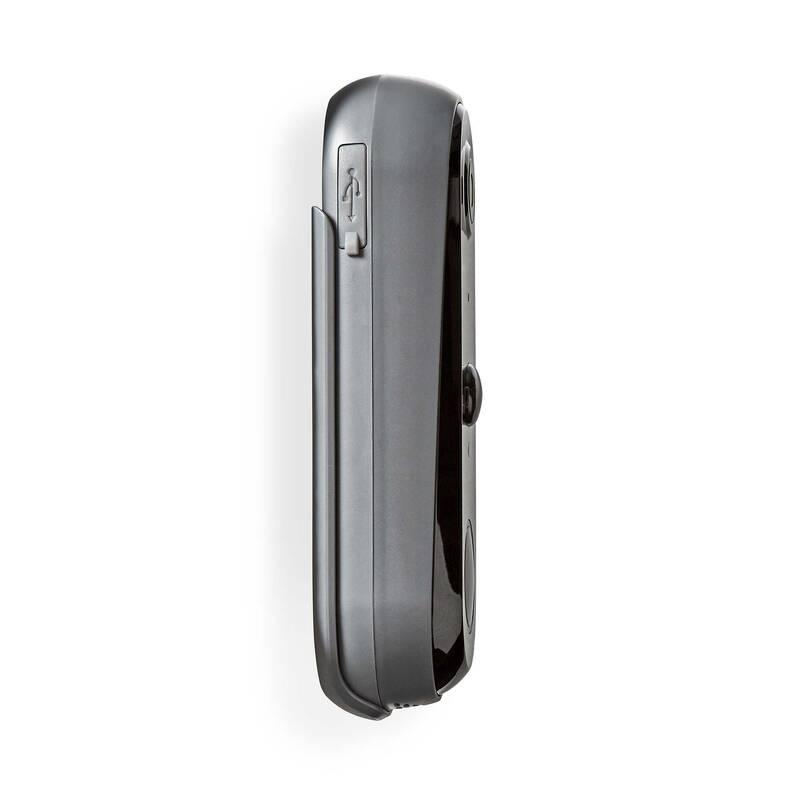 Zvonek bezdrátový Nedis SmartLife, Wi-Fi, Full HD šedý, Zvonek, bezdrátový, Nedis, SmartLife, Wi-Fi, Full, HD, šedý