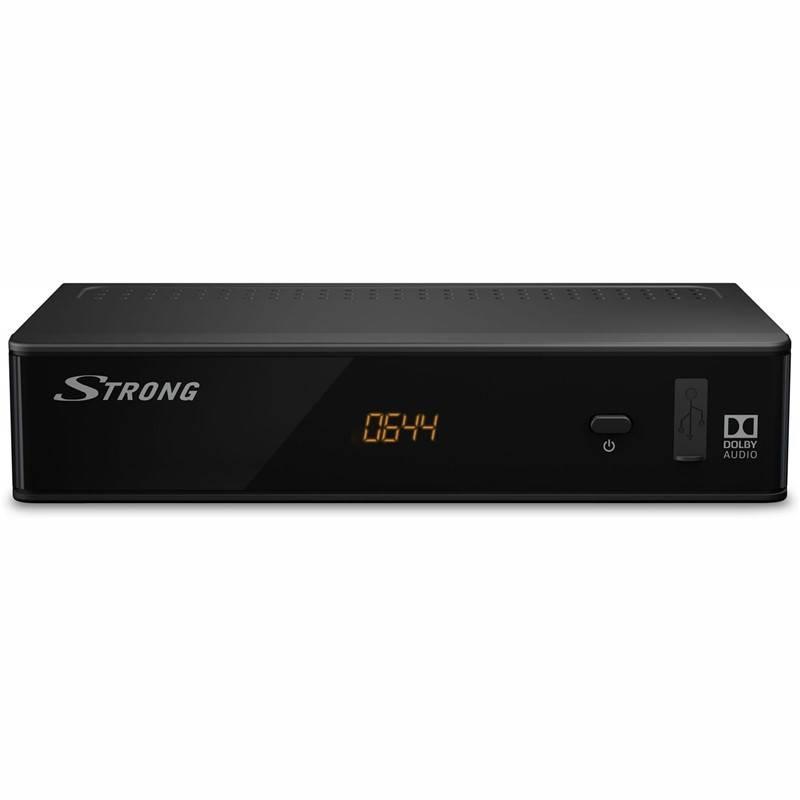 DVB-T2 přijímač Strong SRT 8211 černý, DVB-T2, přijímač, Strong, SRT, 8211, černý