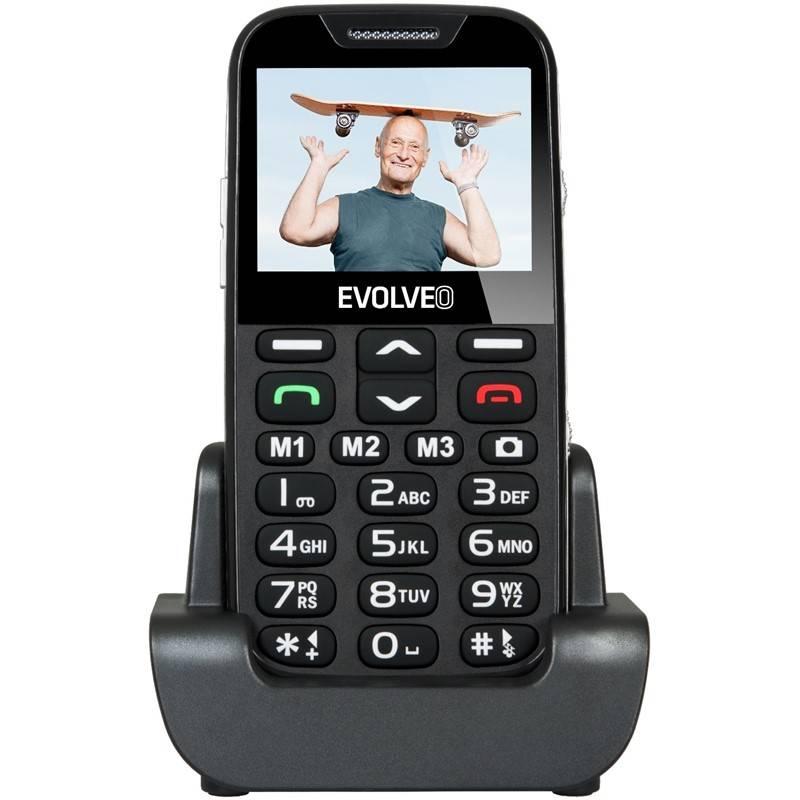 Mobilní telefon Evolveo EVOLVEO EasyPhone XD pro seniory černý