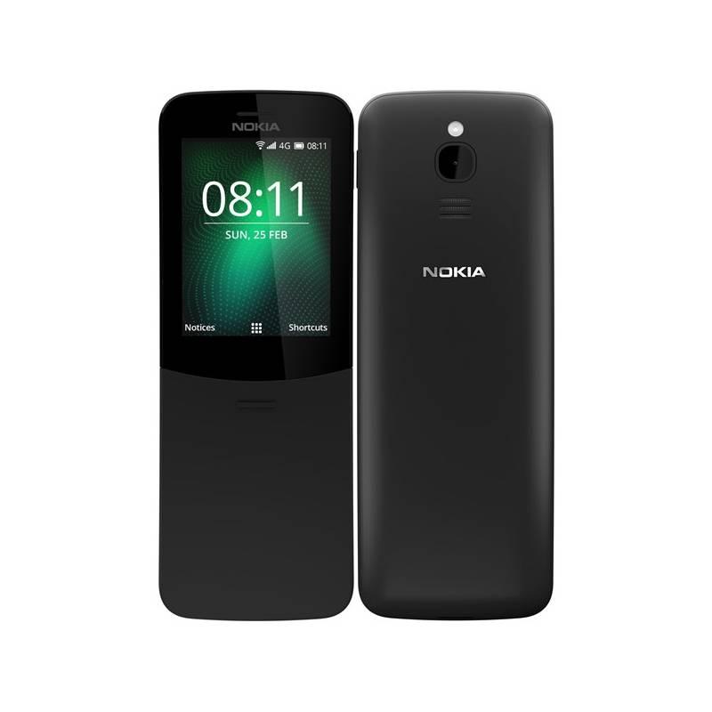Mobilní telefon Nokia 8110 4G Single SIM černý, Mobilní, telefon, Nokia, 8110, 4G, Single, SIM, černý