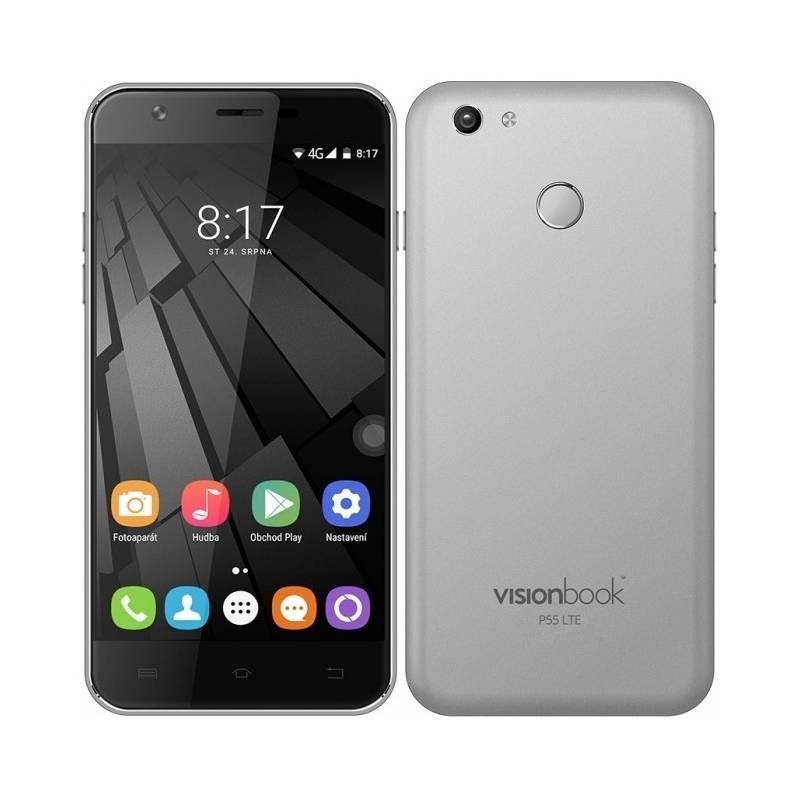Mobilní telefon Umax VisionBook P55 LTE šedý, Mobilní, telefon, Umax, VisionBook, P55, LTE, šedý