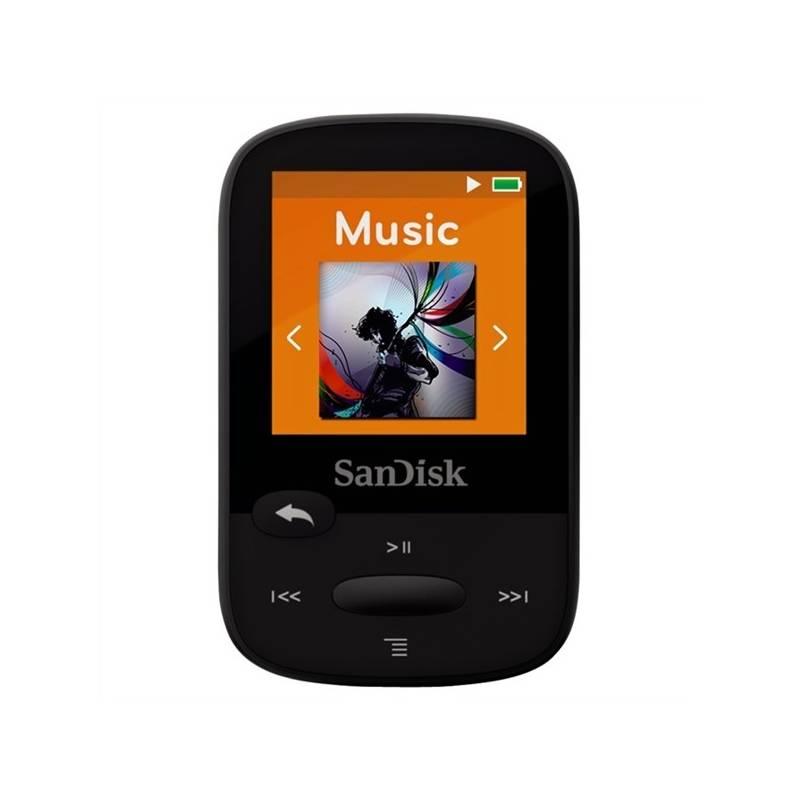 MP3 přehrávač Sandisk Sansa Clip Sports 8 GB černý, MP3, přehrávač, Sandisk, Sansa, Clip, Sports, 8, GB, černý