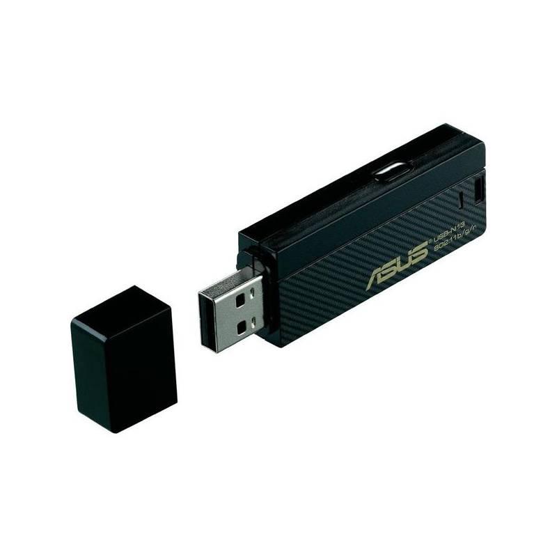 Wi-Fi adaptér Asus USB-N13 černý, Wi-Fi, adaptér, Asus, USB-N13, černý