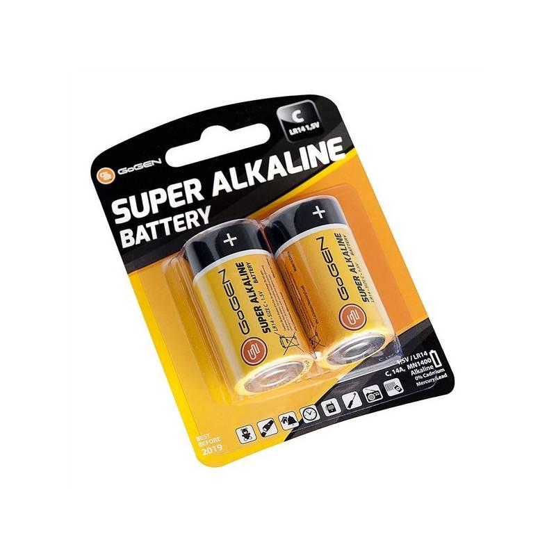 Baterie alkalická GoGEN SUPER ALKALINE C,