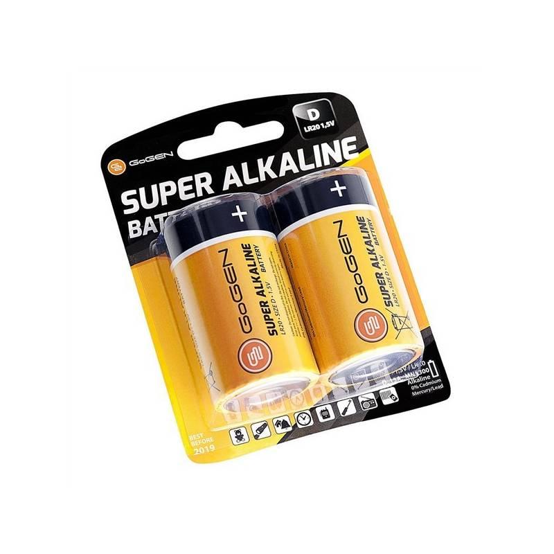 Baterie alkalická GoGEN SUPER ALKALINE D,