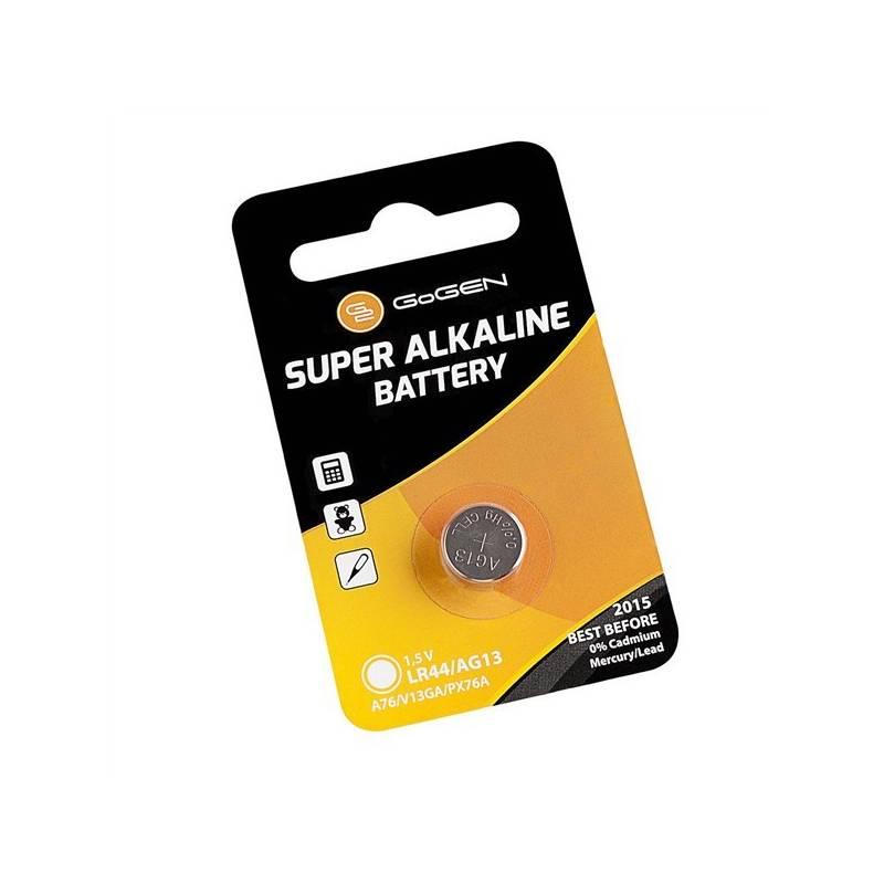 Baterie alkalická GoGEN SUPER ALKALINE LR44, blistr 1ks