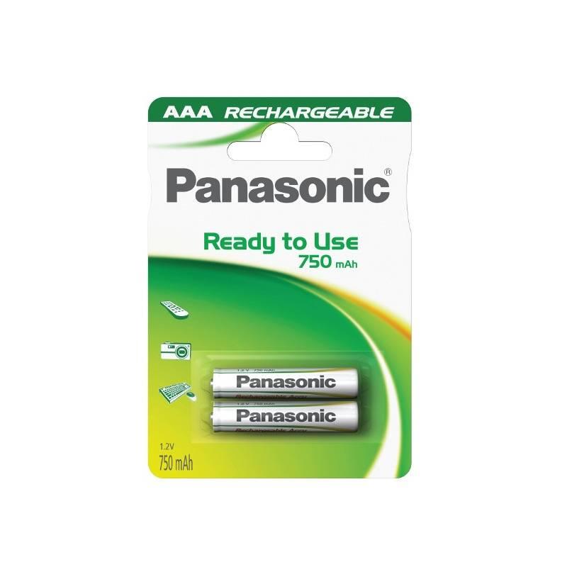 Baterie nabíjecí Panasonic Evolta AAA, HR03, 750mAh, blistr 2ks