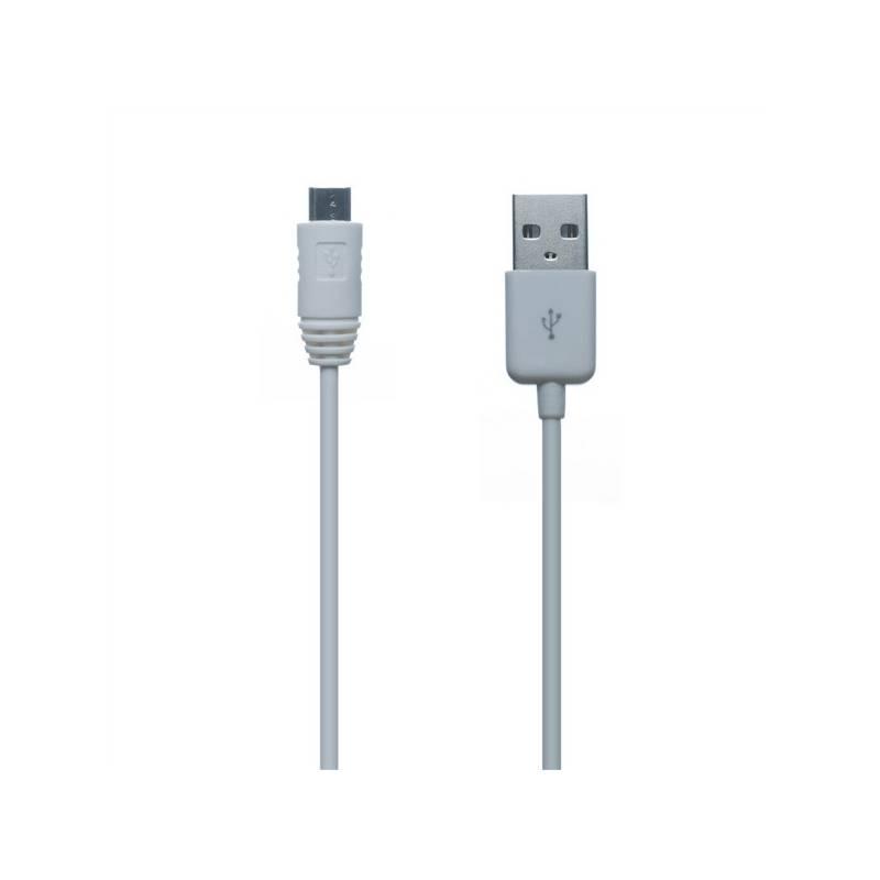 Kabel Connect IT Wirez USB micro USB, 1m bílý, Kabel, Connect, IT, Wirez, USB, micro, USB, 1m, bílý