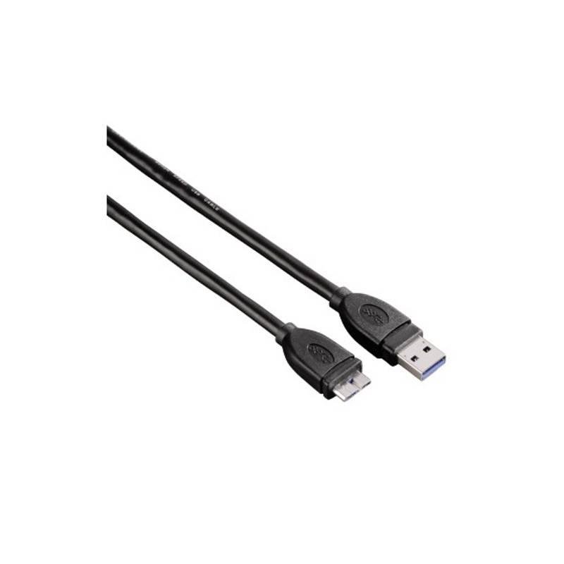 Kabel Hama MicroUSB, 0,75m černý