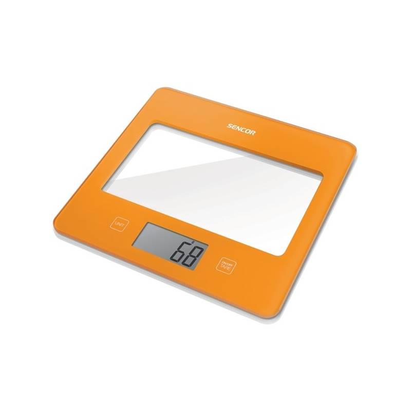 Kuchyňská váha Sencor SKS 5023OR oranžová