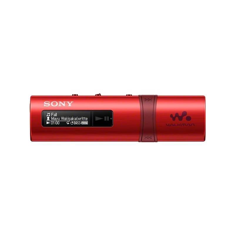 MP3 přehrávač Sony NWZ-B183FR červený