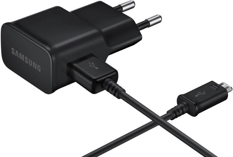 Nabíječka do sítě Samsung EP-TA12EBE, 1x USB, 2A MicroUSB kabel černá