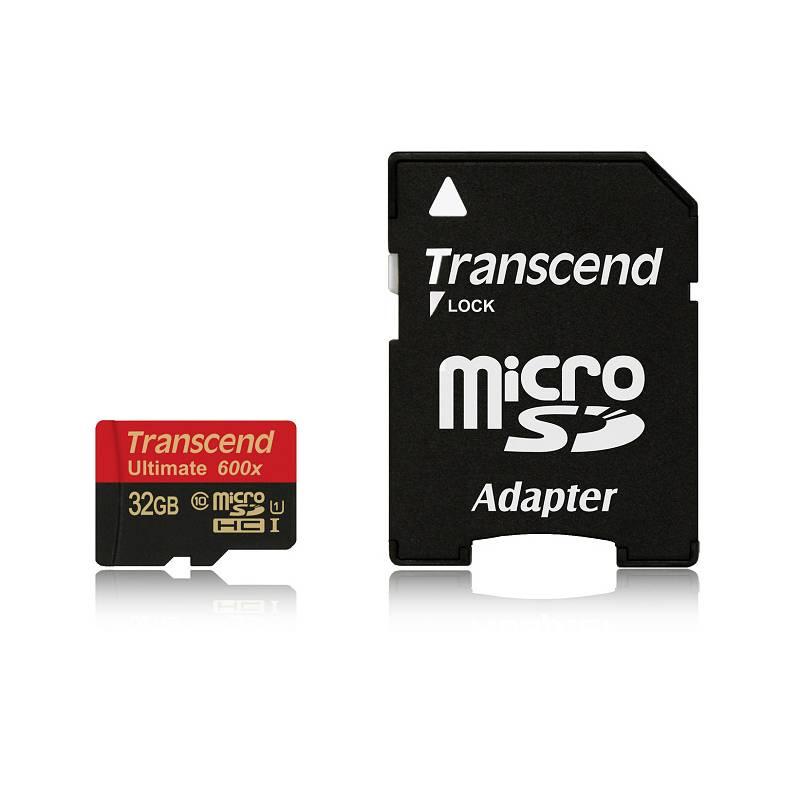 Paměťová karta Transcend MicroSDHC 32GB UHS-I U1 adapter