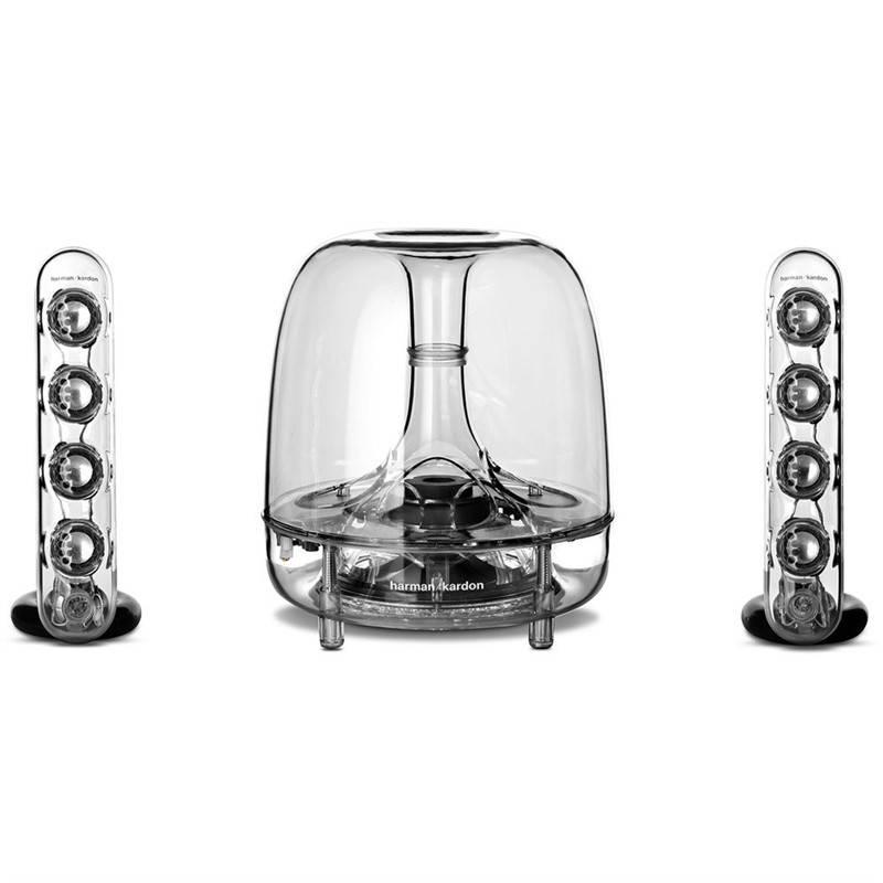 Reproduktory Harman Kardon Soundsticks III průhledný, Reproduktory, Harman, Kardon, Soundsticks, III, průhledný