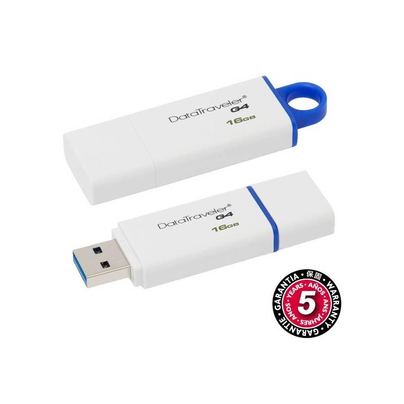 USB Flash Kingston DataTraveler G4 16GB modrý